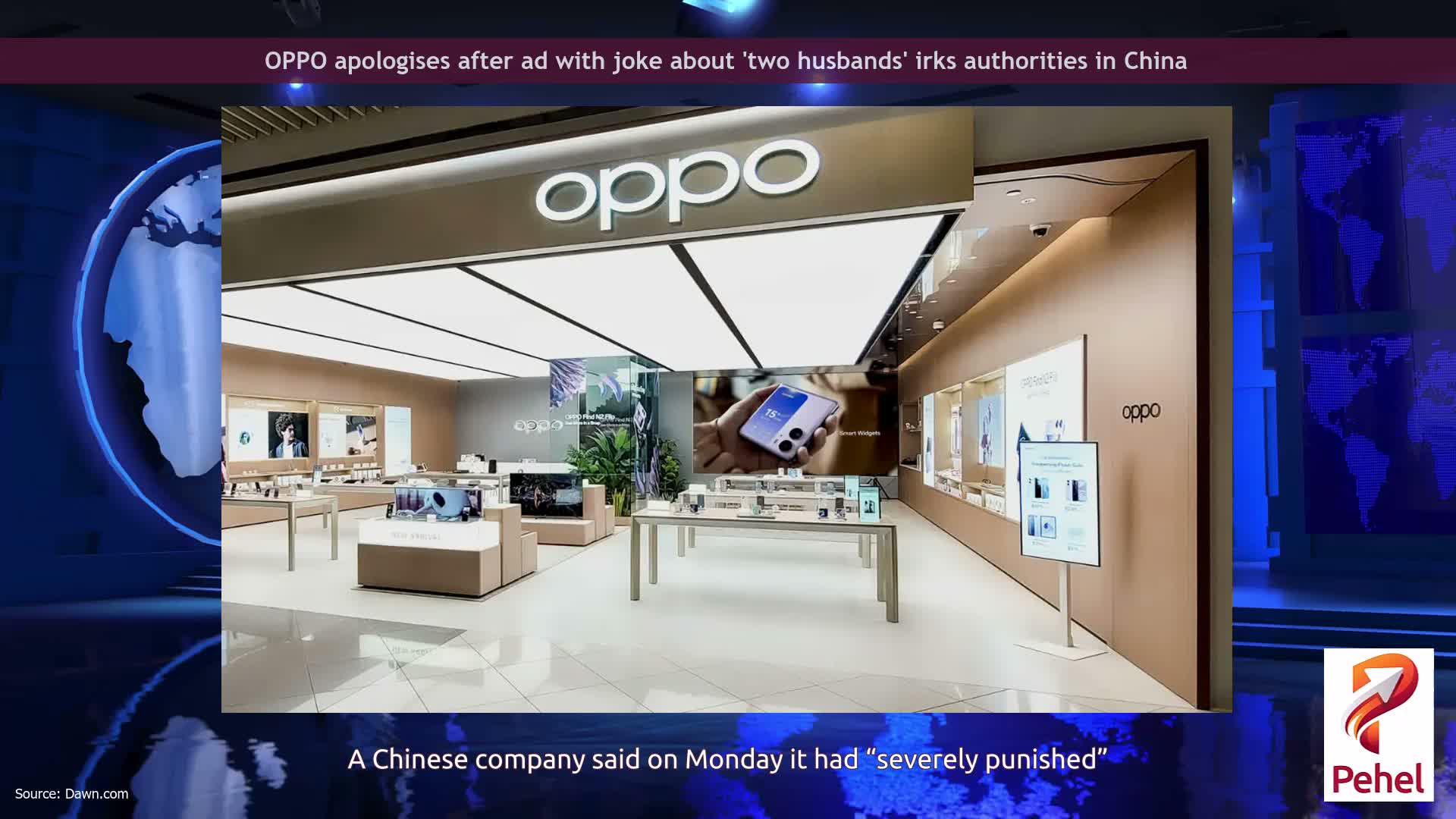 OPPO apologises after ad with joke about 'two husbands' irks authorities in China