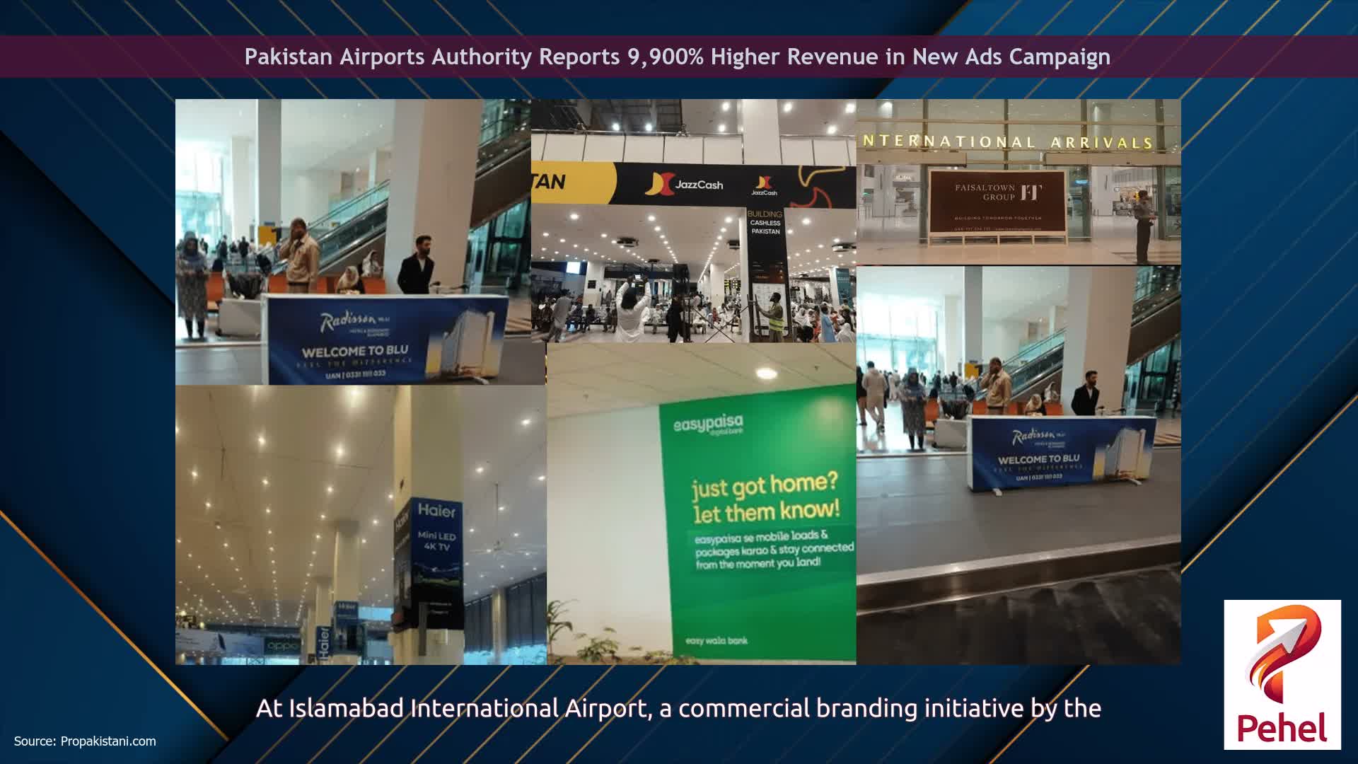 Pakistan Airports Authority Reports 9,900% Higher Revenue in New Ads Campaign