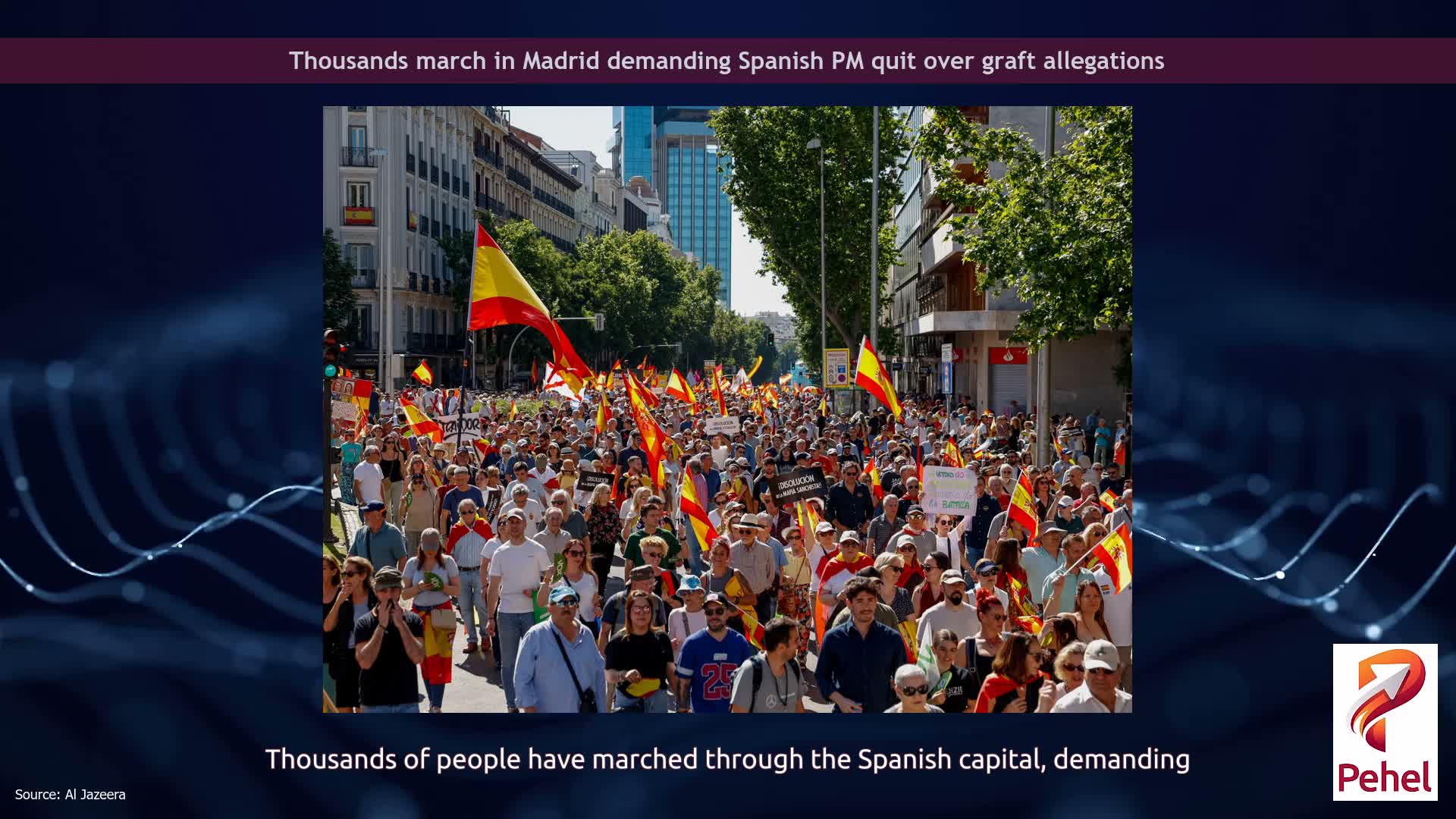 Thousands march in Madrid demanding Spanish PM quit over graft allegations
