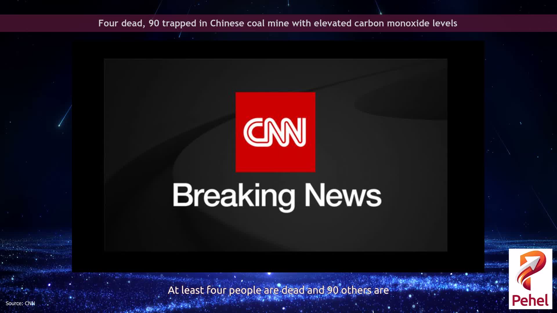 Four dead, 90 trapped in Chinese coal mine with elevated carbon monoxide levels