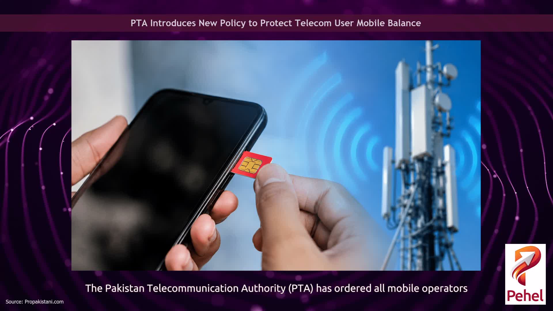 PTA Introduces New Policy to Protect Telecom User Mobile Balance