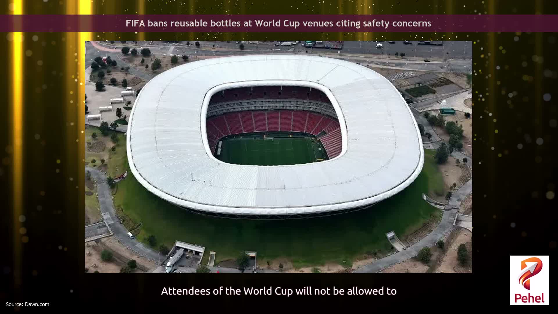 FIFA bans reusable bottles at World Cup venues citing safety concerns