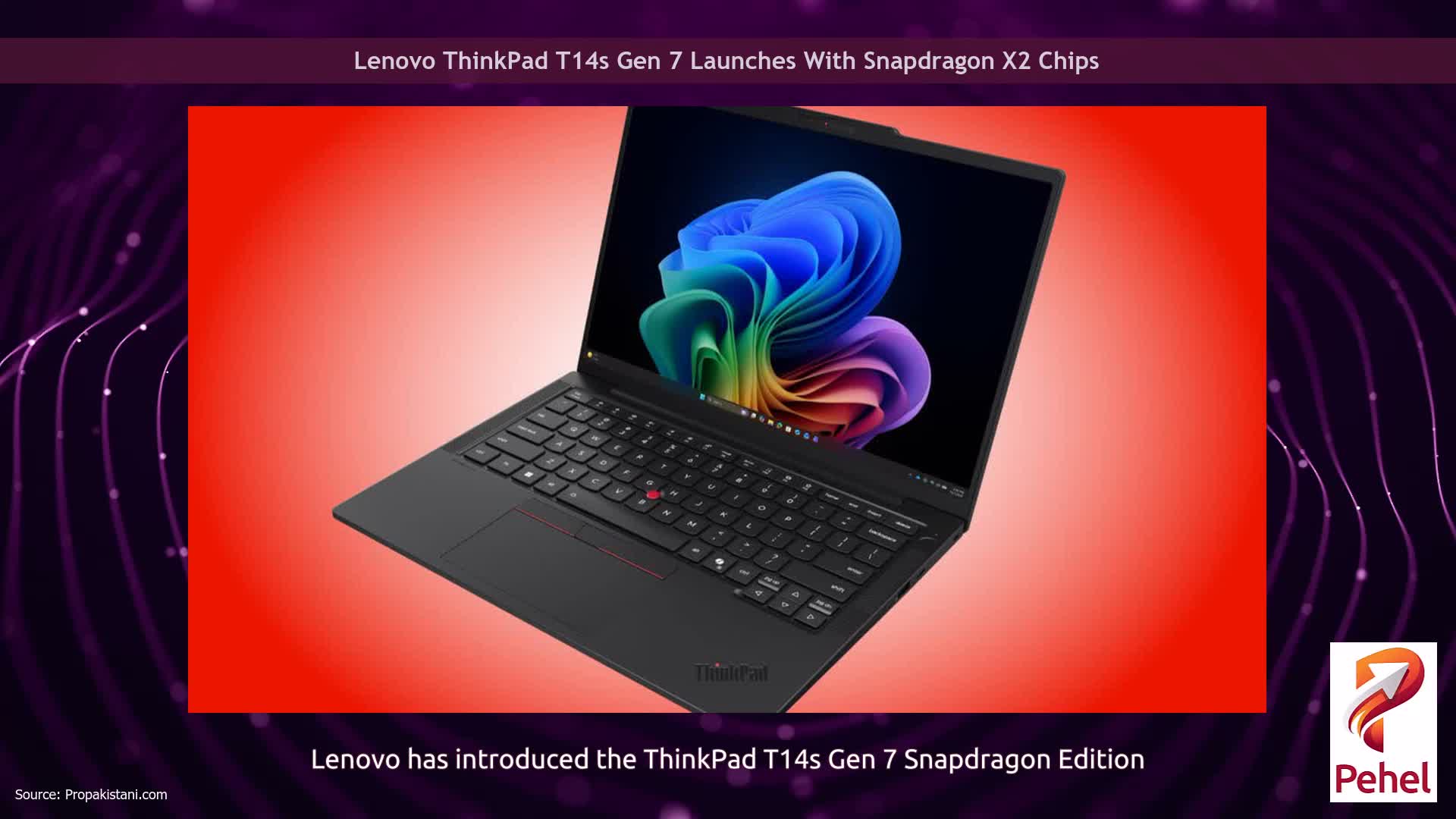 Lenovo ThinkPad T14s Gen 7 Launches With Snapdragon X2 Chips