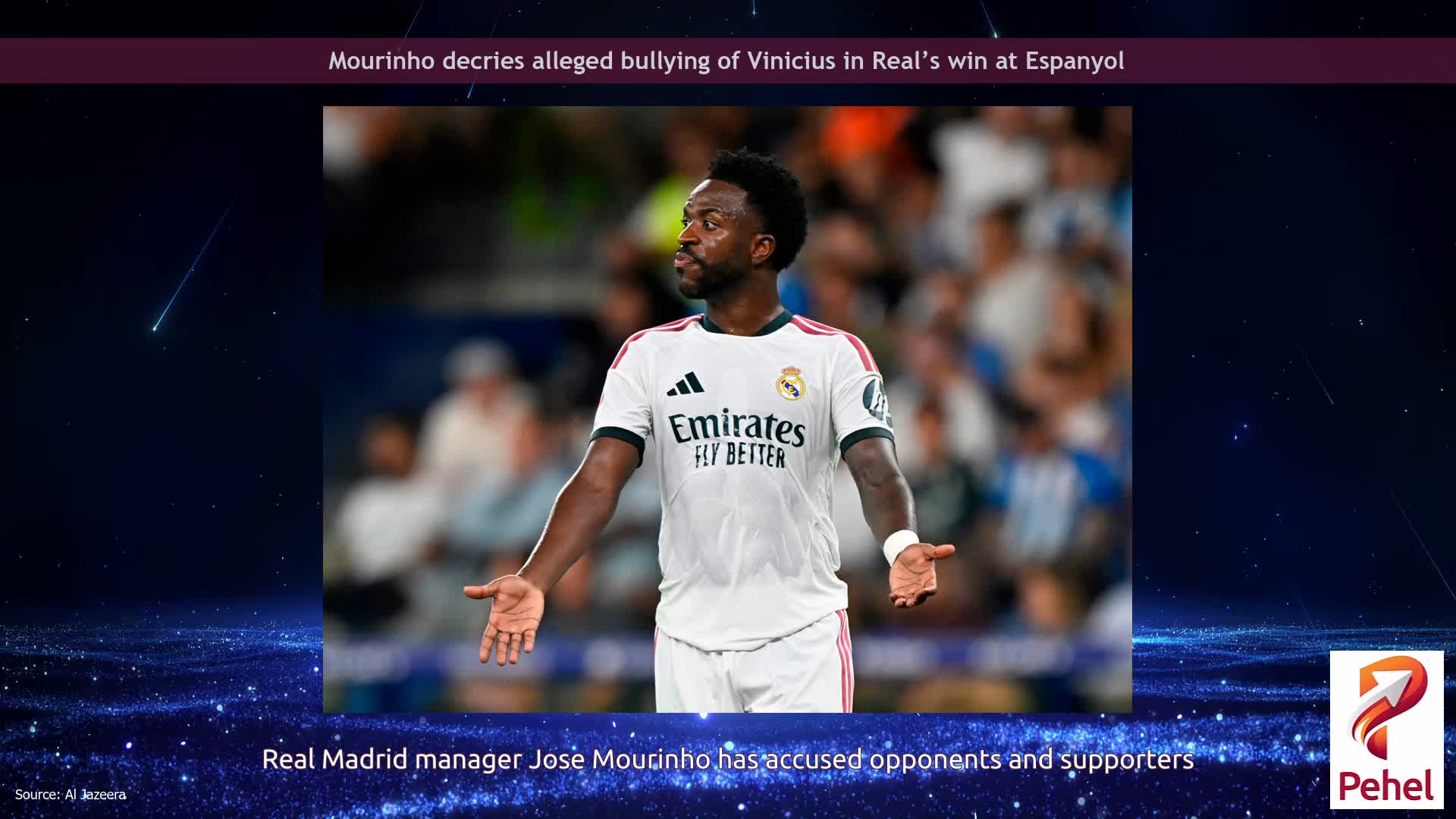 Mourinho decries alleged bullying of Vinicius in Real’s win at Espanyol