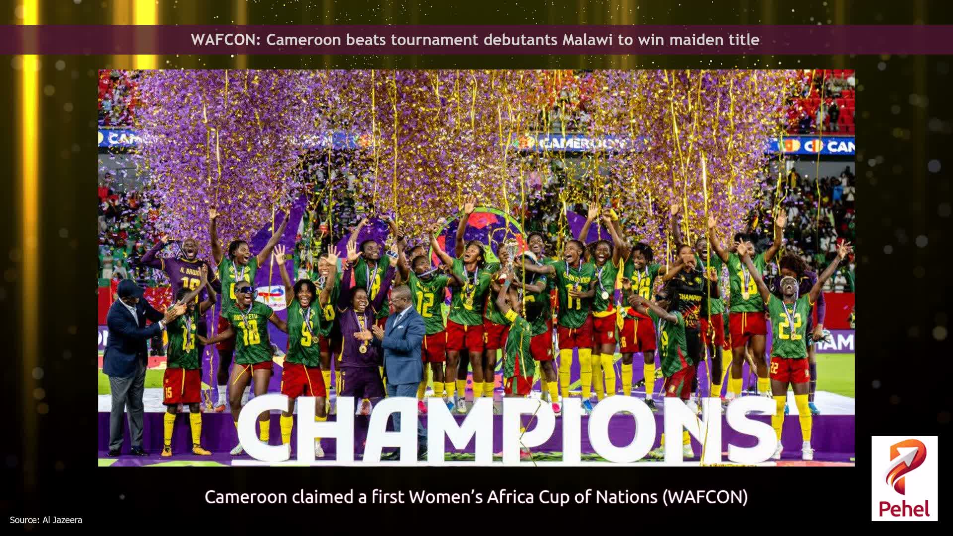 WAFCON: Cameroon beats tournament debutants Malawi to win maiden title