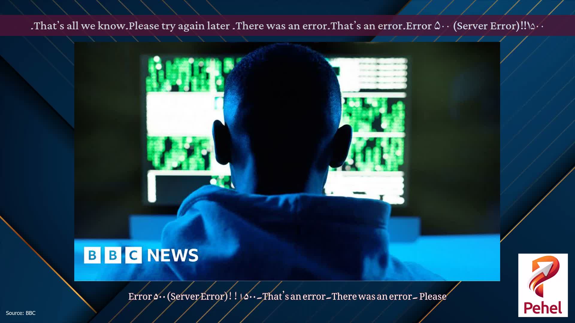 Error ۵۰۰ (Server Error)!!۱۵۰۰۔That’s an error۔There was an error۔ Please try again later۔That’s all we know۔