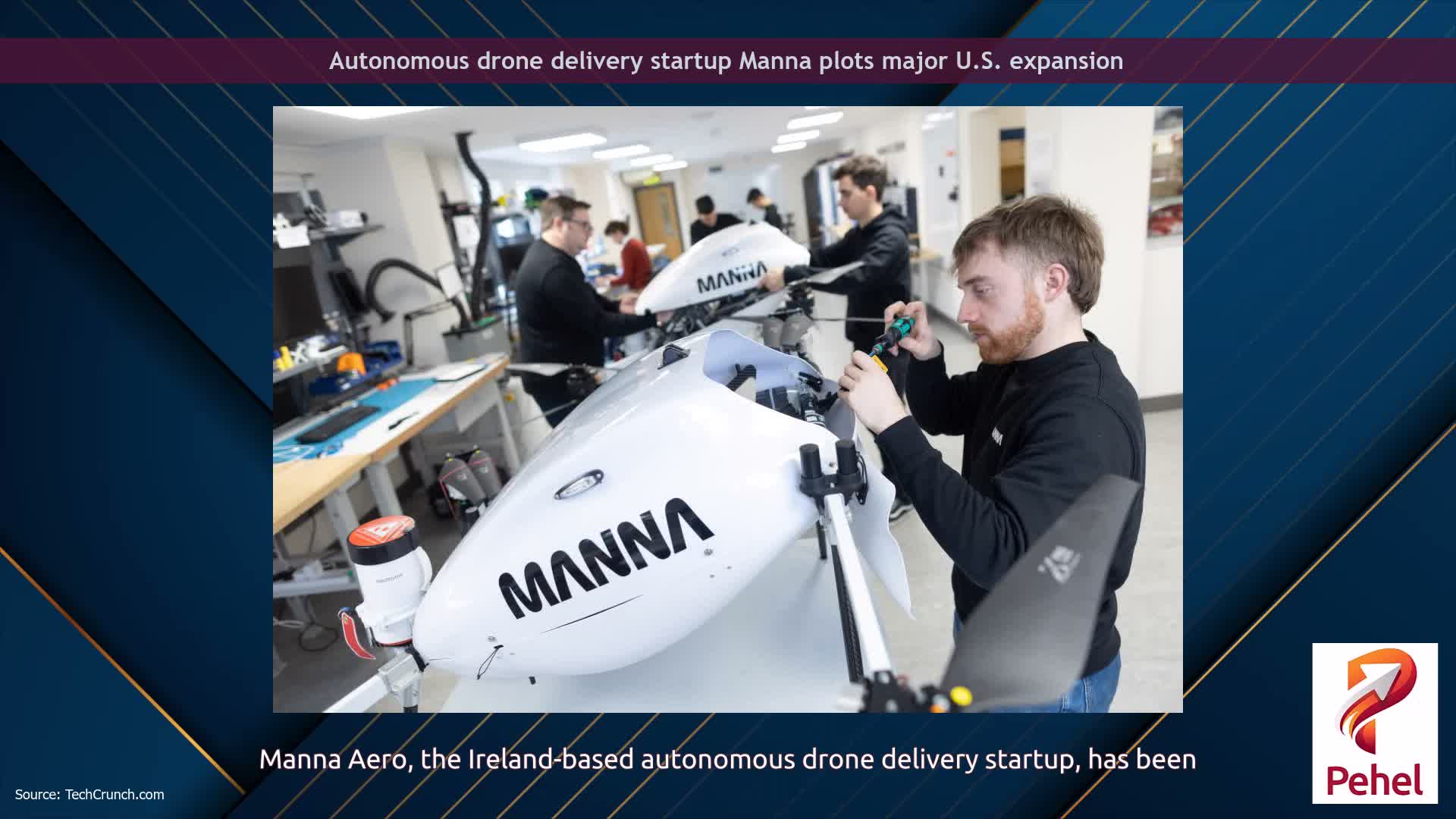 Autonomous drone delivery startup Manna plots major U.S. expansion