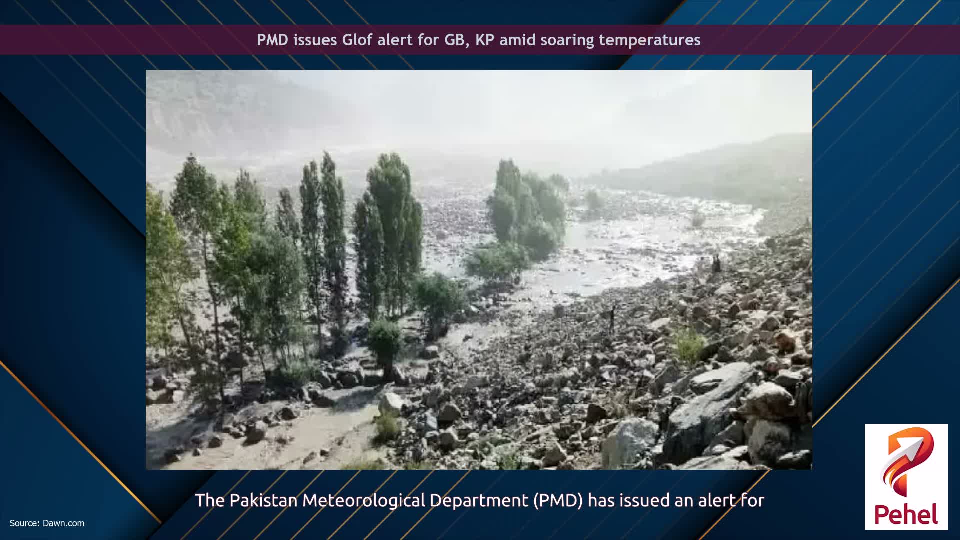 PMD issues Glof alert for GB, KP amid soaring temperatures