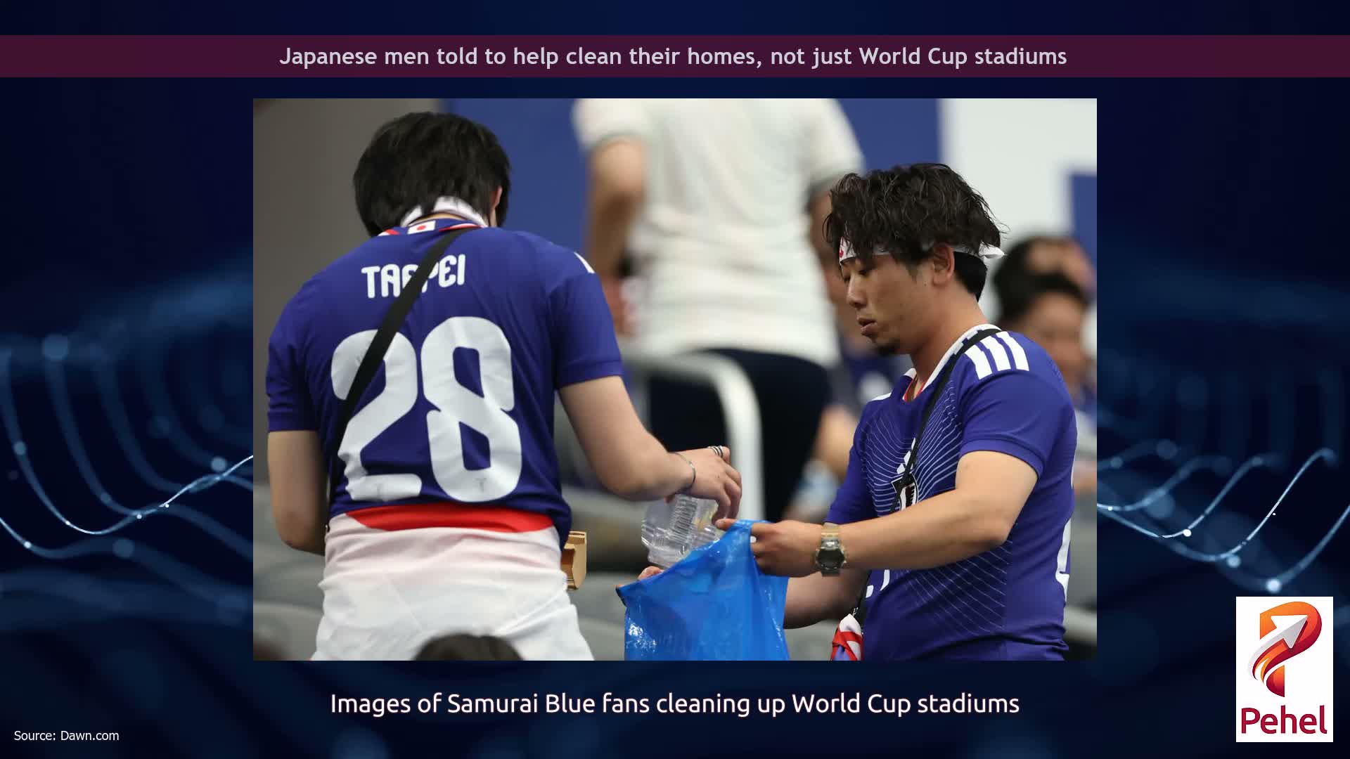Japanese men told to help clean their homes, not just World Cup stadiums