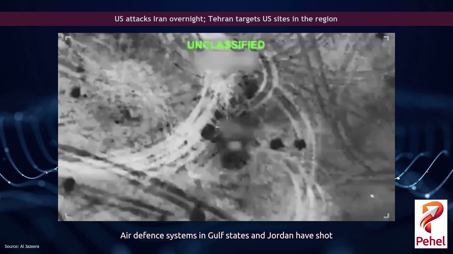US attacks Iran overnight; Tehran targets US sites in the region