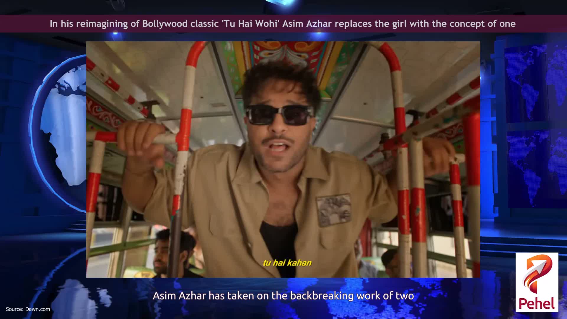 In his reimagining of Bollywood classic 'Tu Hai Wohi' Asim Azhar replaces the girl with the concept of one