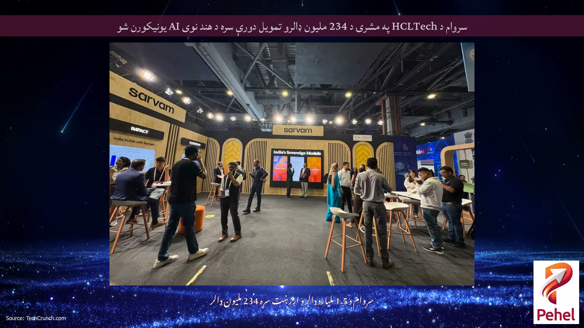سروام د HCLTech په مشرۍ د 234 ملیون ډالرو تمویل دورې سره د هند نوی AI یونیکورن شو