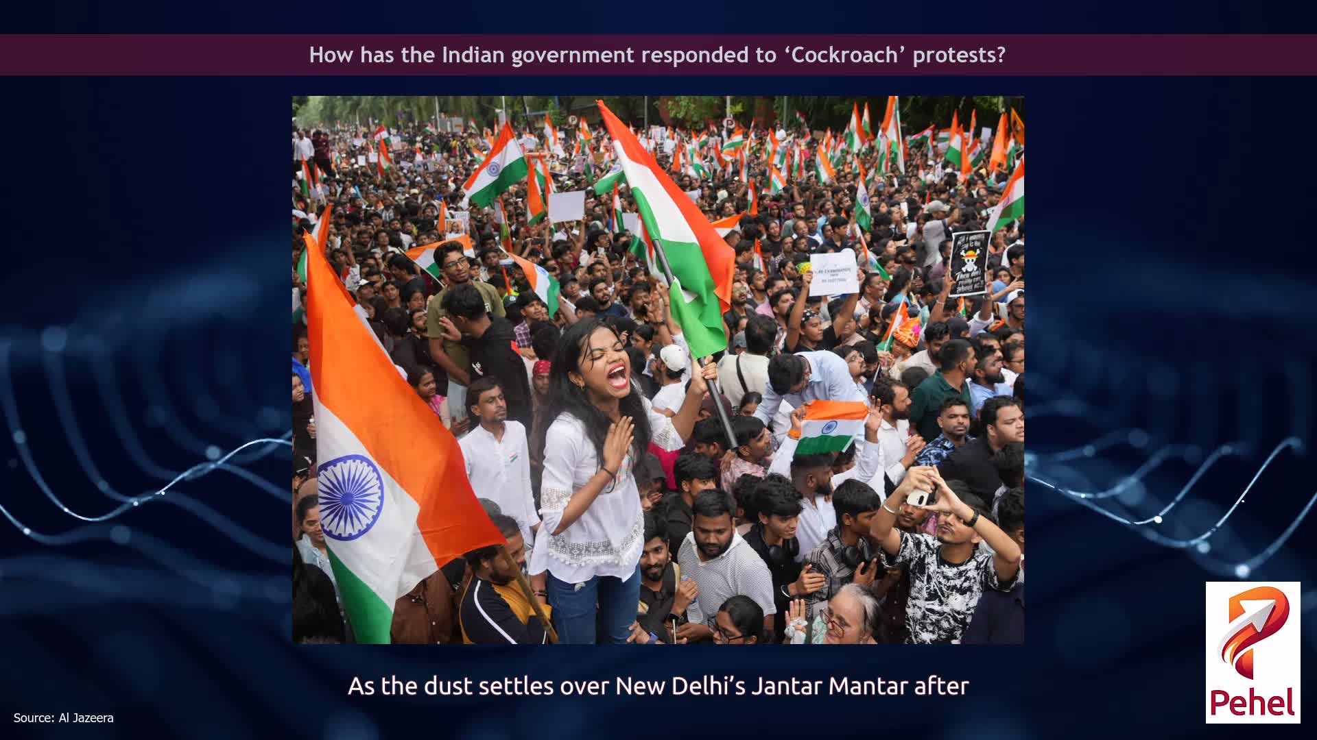 How has the Indian government responded to ‘Cockroach’ protests?