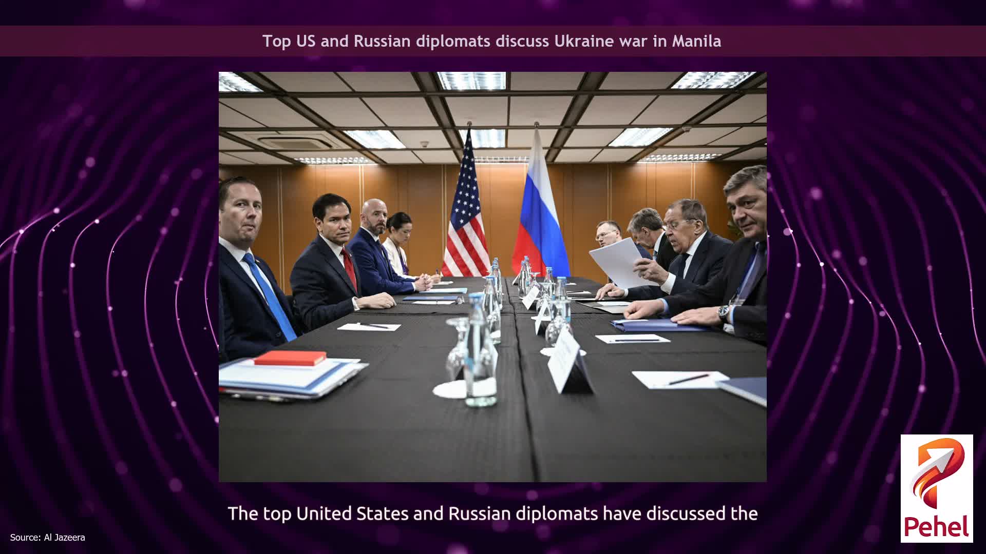 Top US and Russian diplomats discuss Ukraine war in Manila