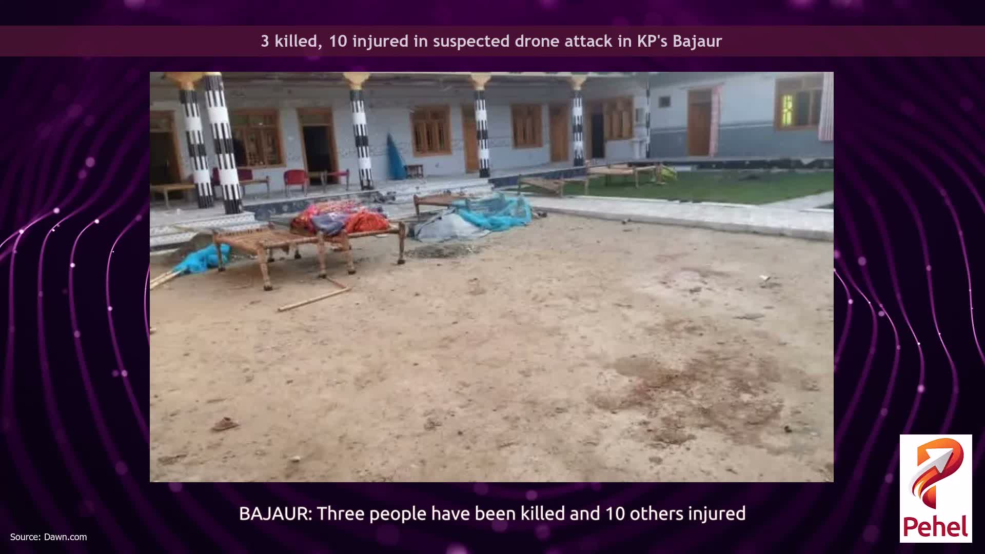3 killed, 10 injured in suspected drone attack in KP's Bajaur