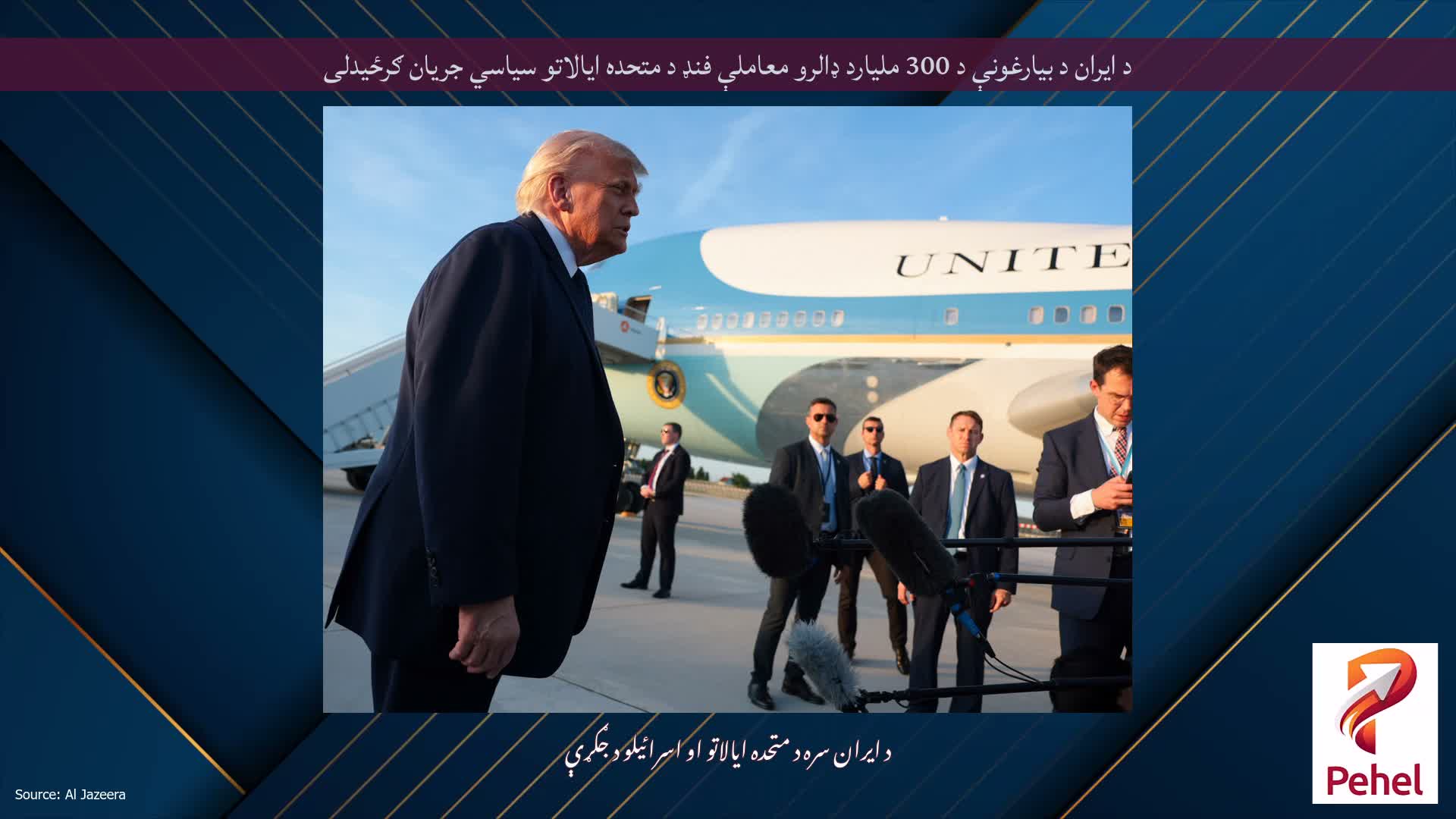 د ایران د بیارغونې د 300 ملیارد ډالرو معاملې فنډ د متحده ایالاتو سیاسي جریان ګرځیدلی