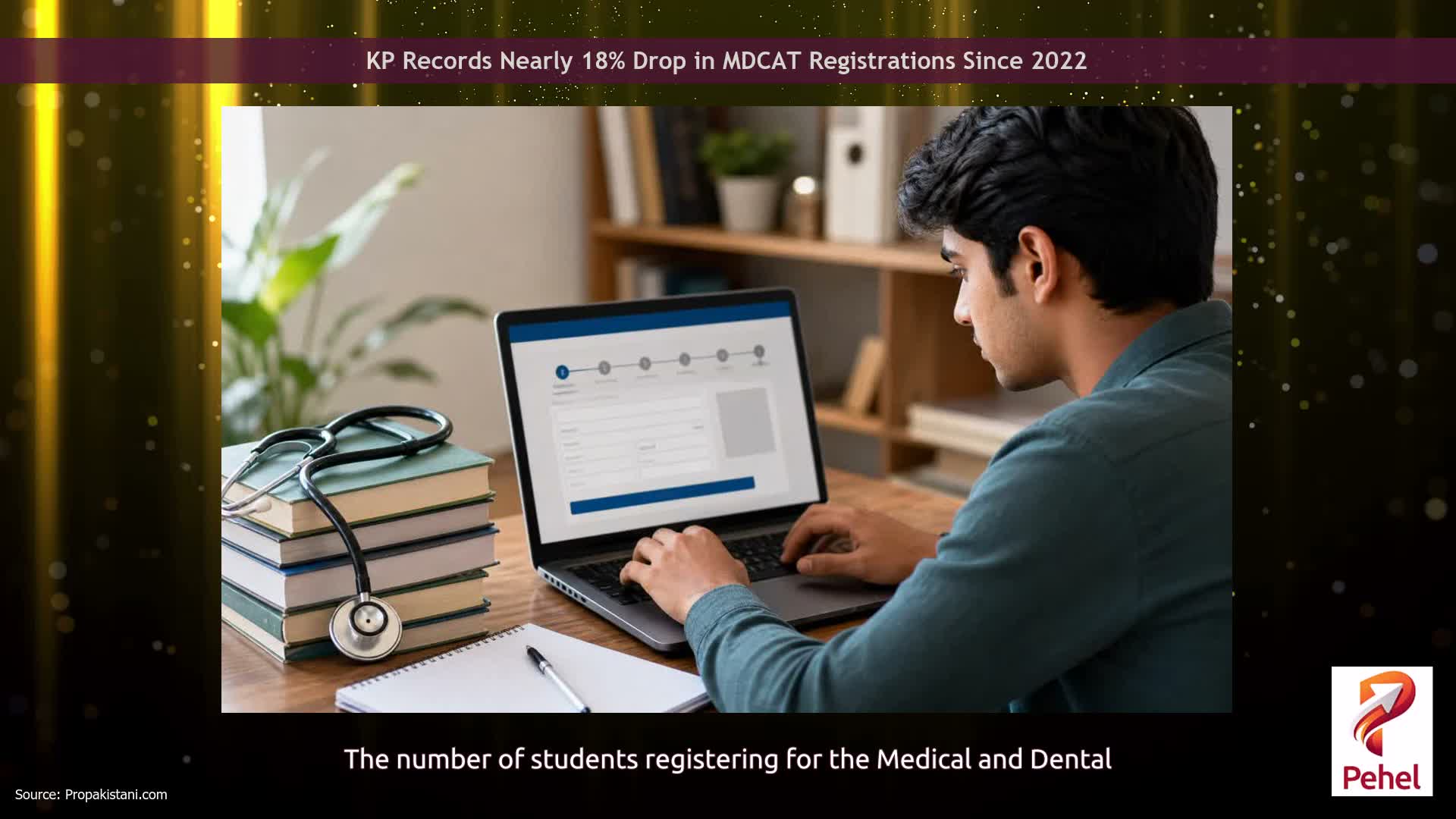 KP Records Nearly 18% Drop in MDCAT Registrations Since 2022
