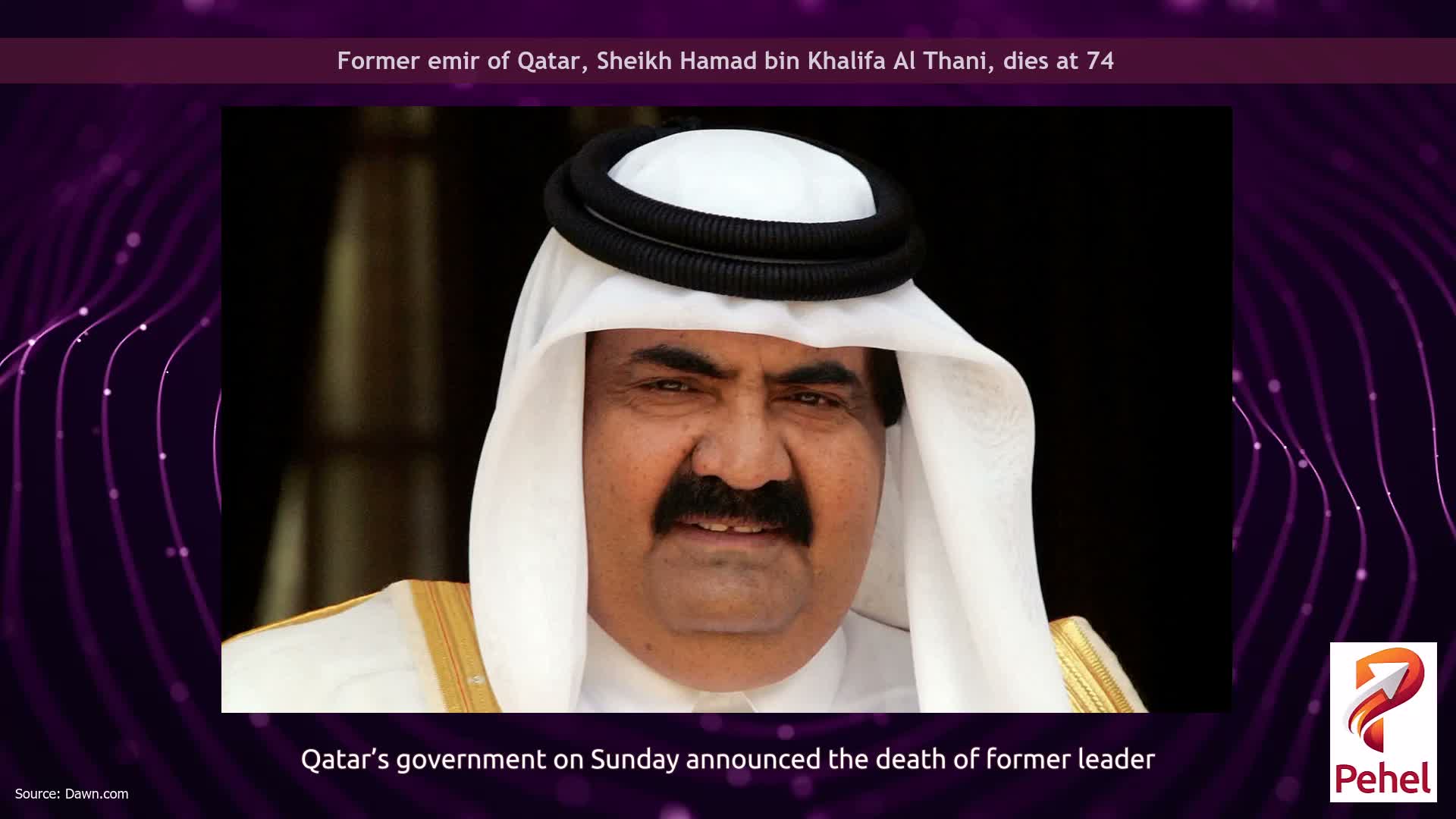 Former emir of Qatar, Sheikh Hamad bin Khalifa Al Thani, dies at 74