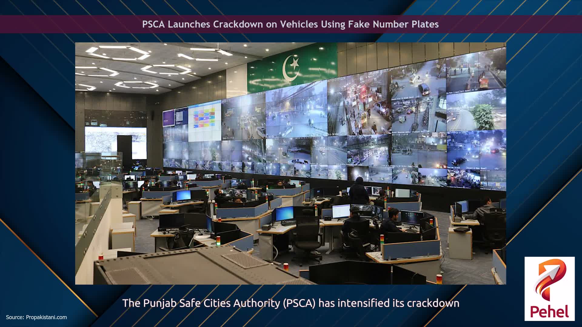 PSCA Launches Crackdown on Vehicles Using Fake Number Plates