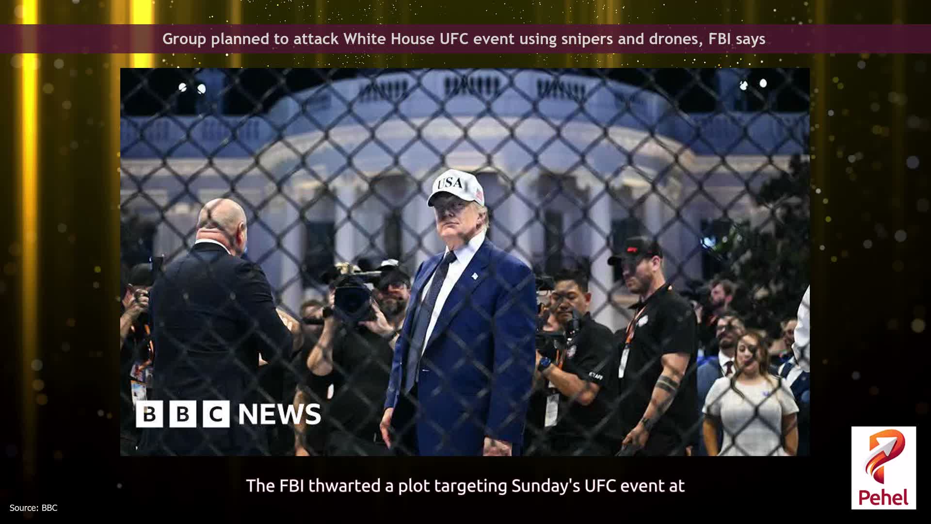 Group planned to attack White House UFC event using snipers and drones, FBI says