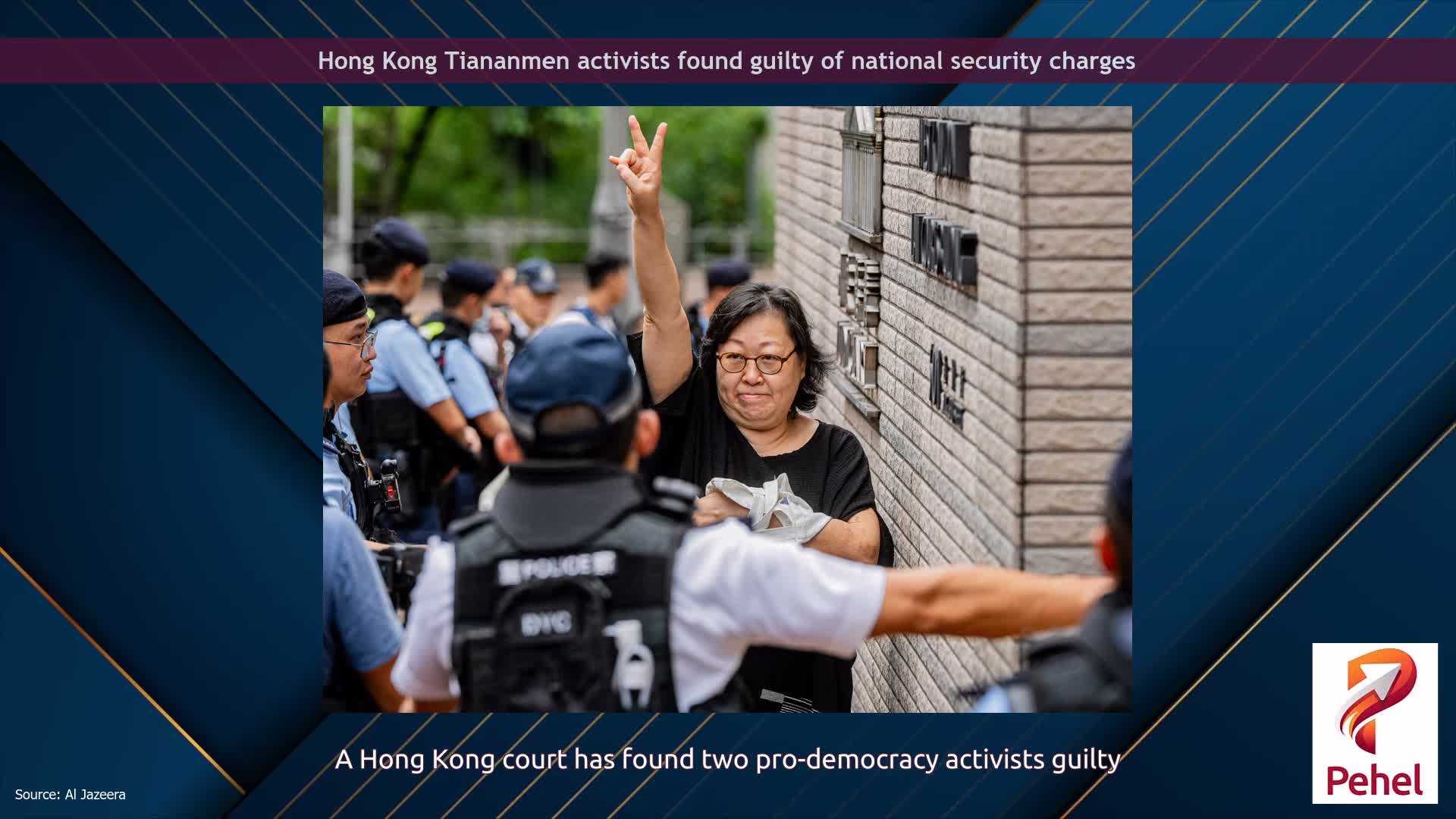 Hong Kong Tiananmen activists found guilty of national security charges