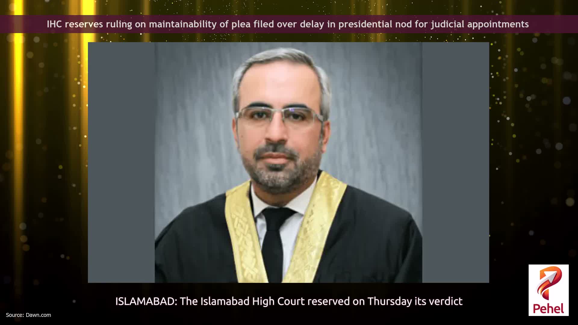 IHC reserves ruling on maintainability of plea filed over delay in presidential nod for judicial appointments