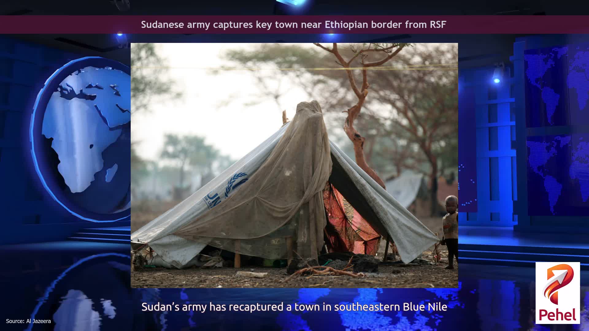 Sudanese army captures key town near Ethiopian border from RSF