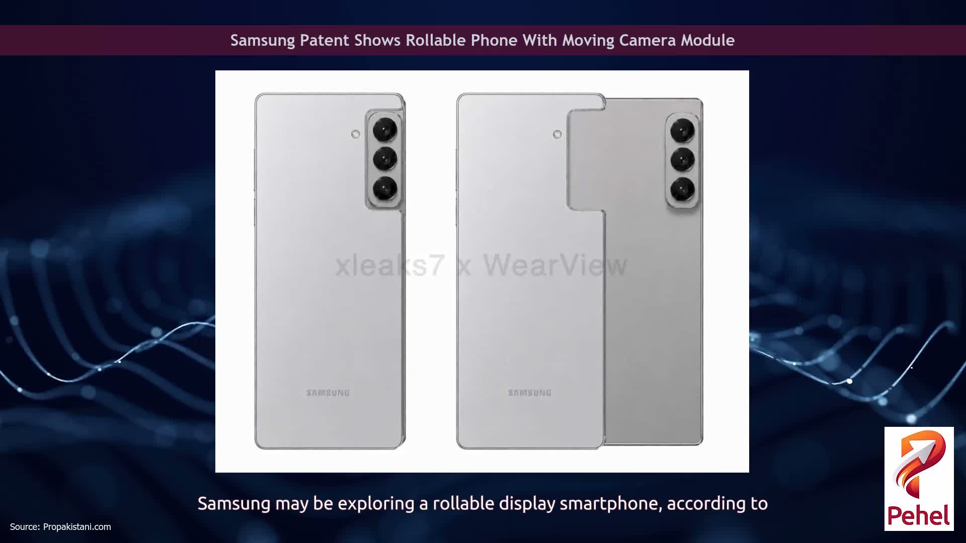 Samsung Patent Shows Rollable Phone With Moving Camera Module