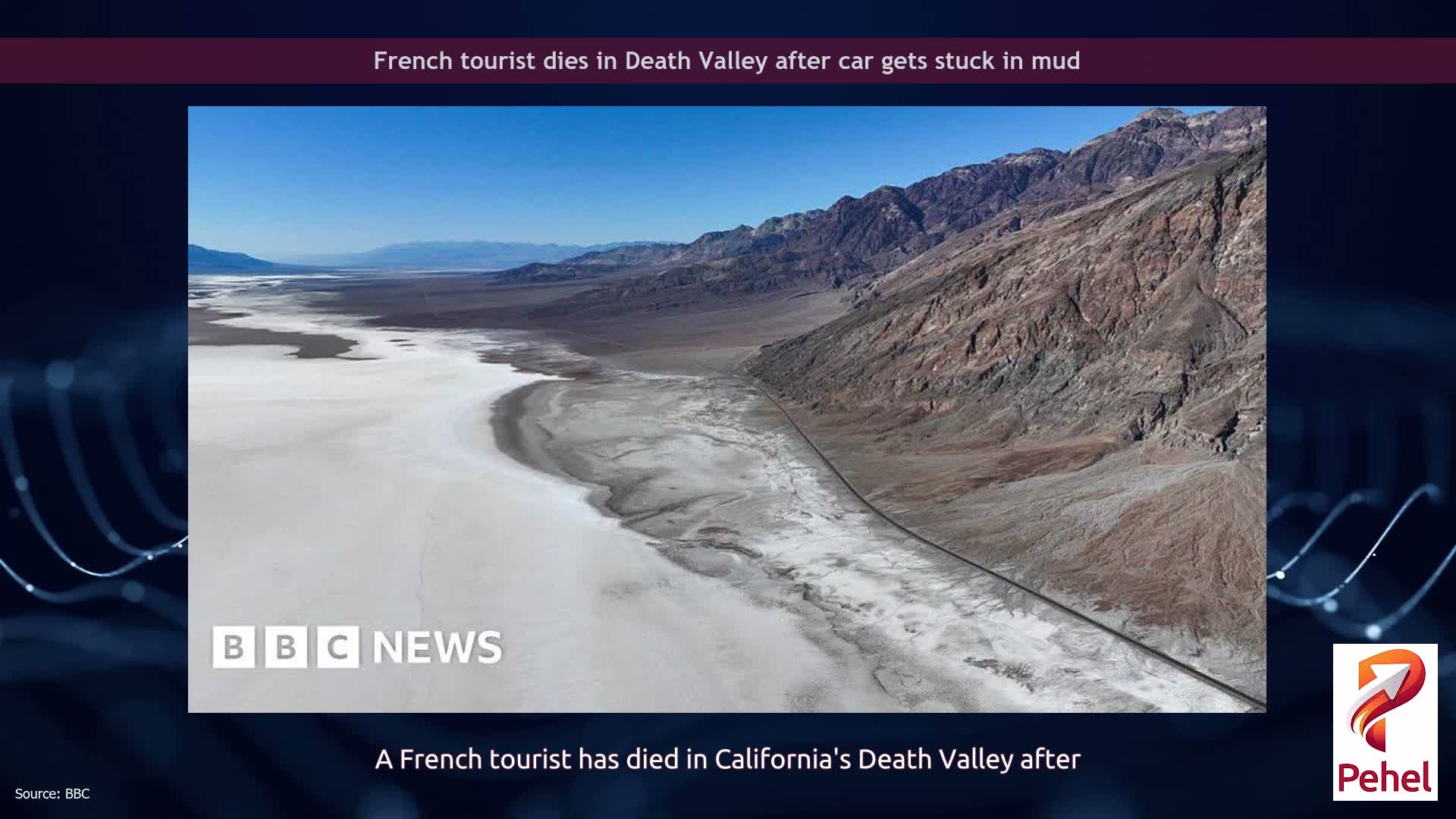 French tourist dies in Death Valley after car gets stuck in mud