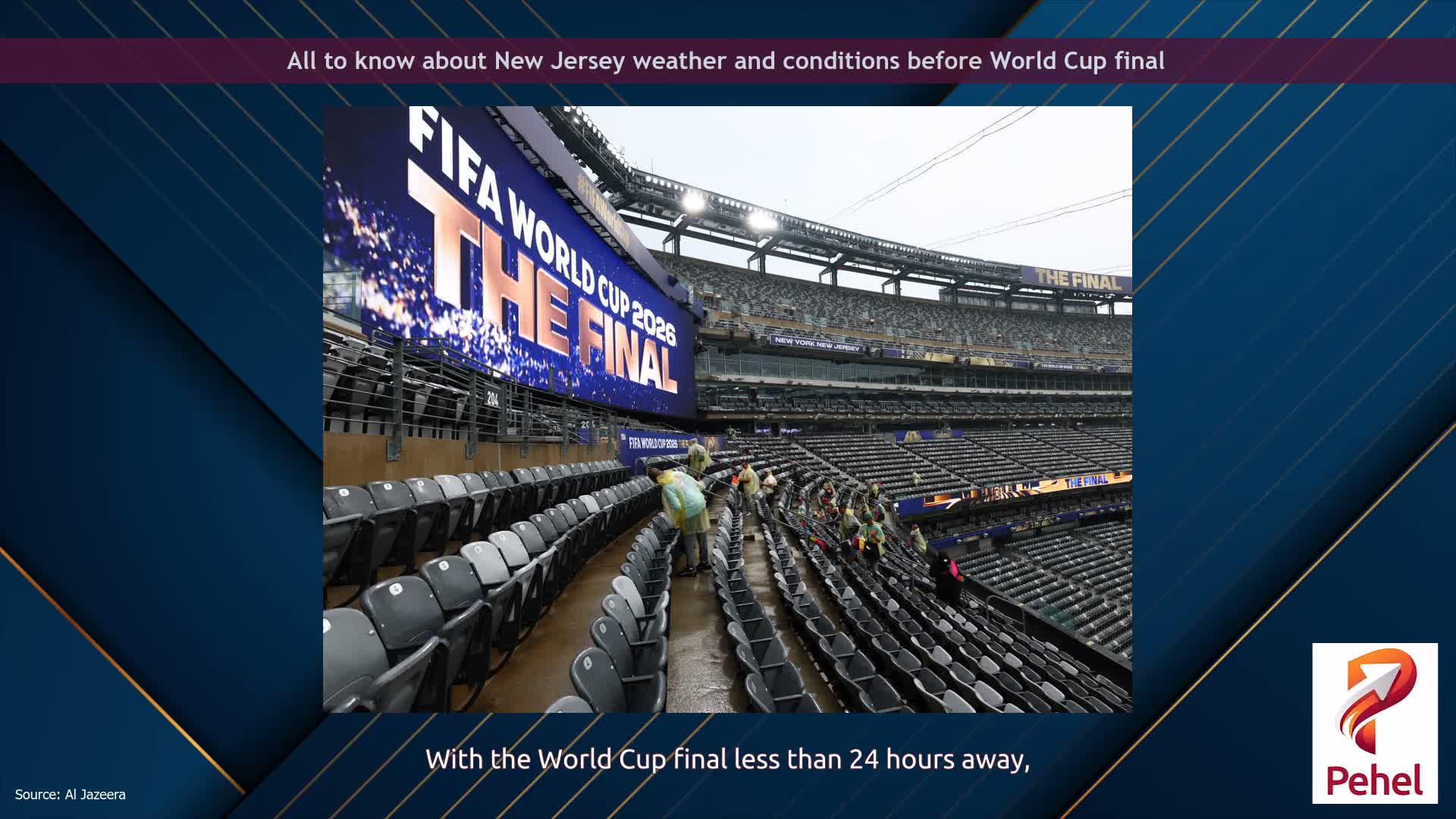 All to know about New Jersey weather and conditions before World Cup final