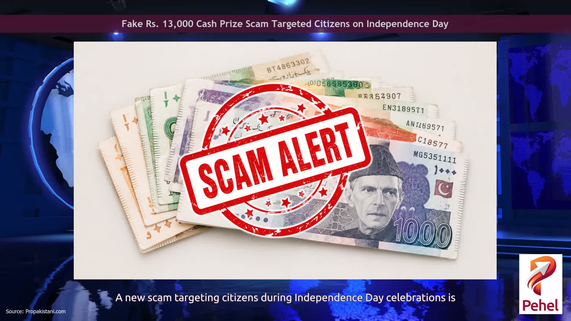 Fake Rs. 13,000 Cash Prize Scam Targeted Citizens on Independence Day