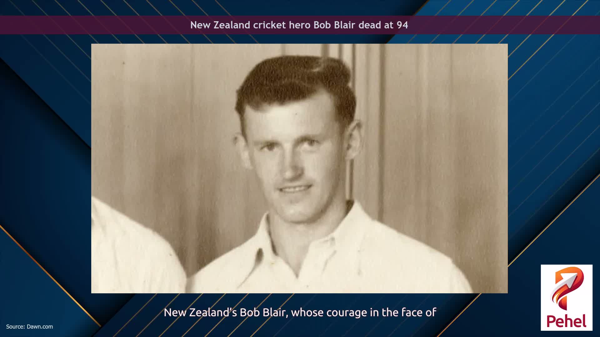 New Zealand cricket hero Bob Blair dead at 94