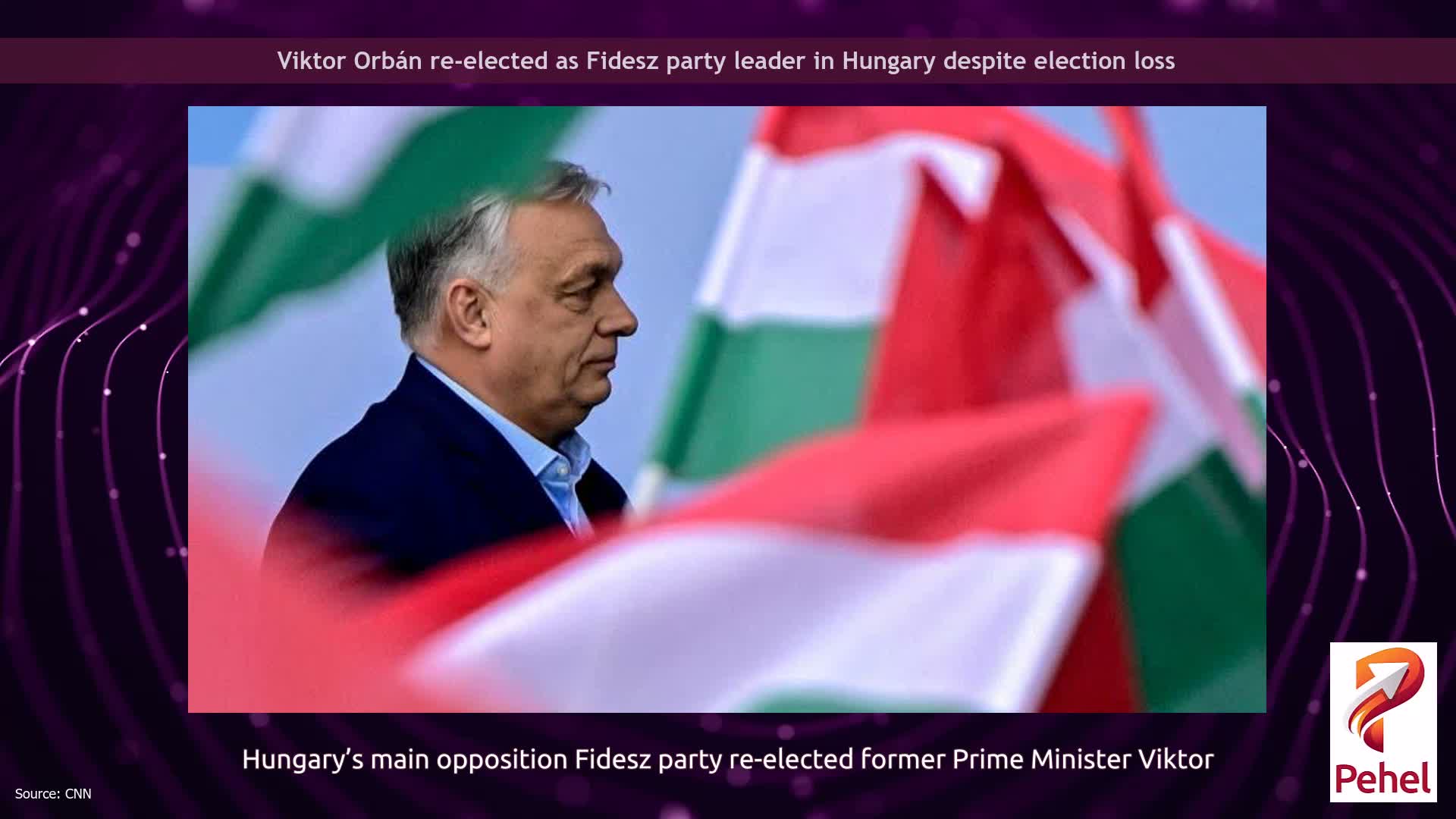 Viktor Orbán re-elected as Fidesz party leader in Hungary despite election loss