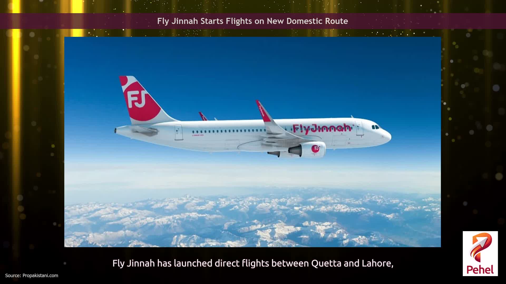 Fly Jinnah Starts Flights on New Domestic Route