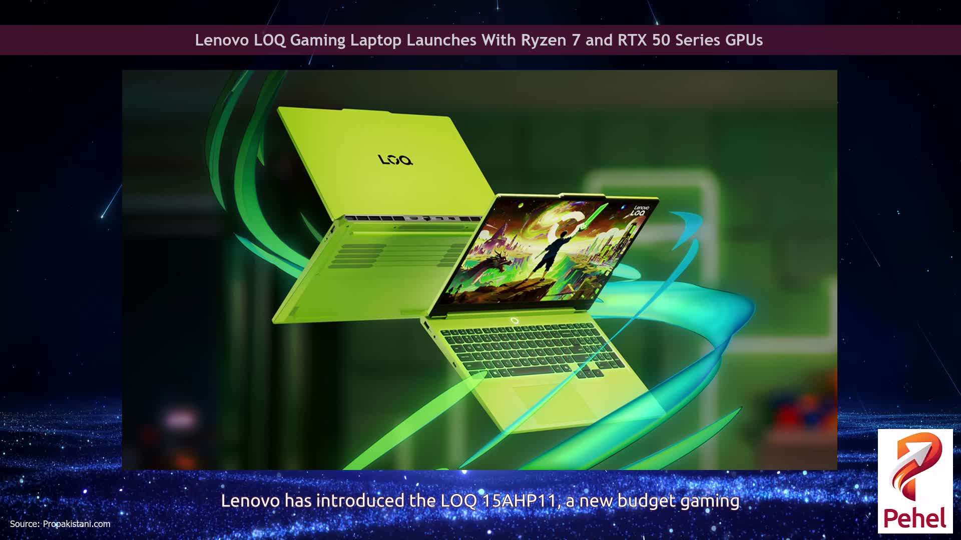 Lenovo LOQ Gaming Laptop Launches With Ryzen 7 and RTX 50 Series GPUs