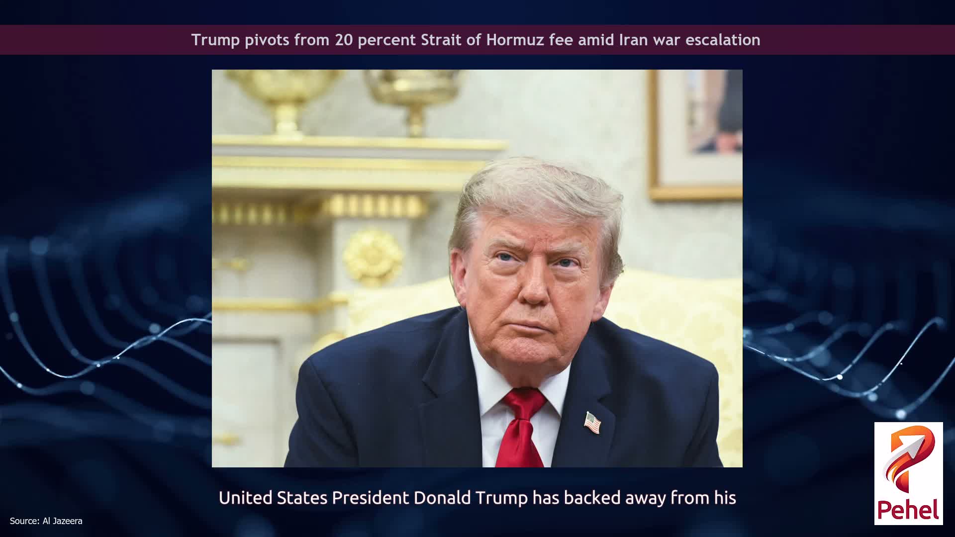 Trump pivots from 20 percent Strait of Hormuz fee amid Iran war escalation