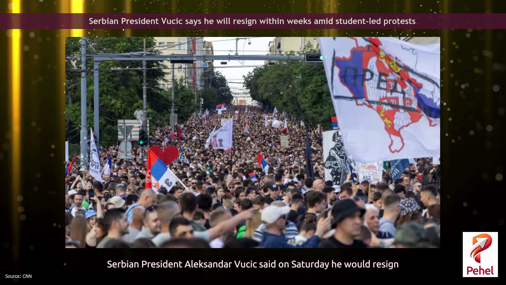 Serbian President Vucic says he will resign within weeks amid student-led protests