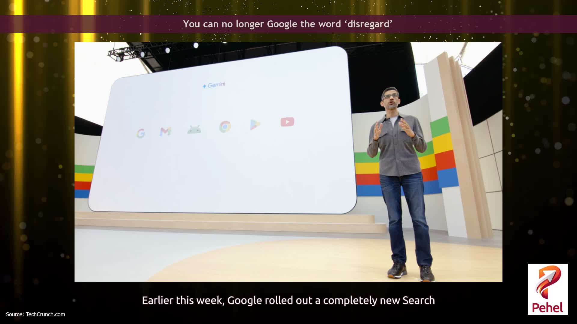 You can no longer Google the word ‘disregard’
