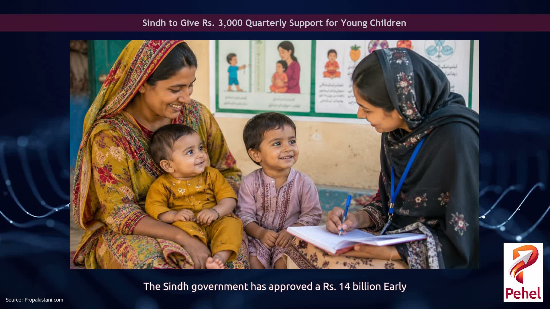 Sindh to Give Rs. 3,000 Quarterly Support for Young Children