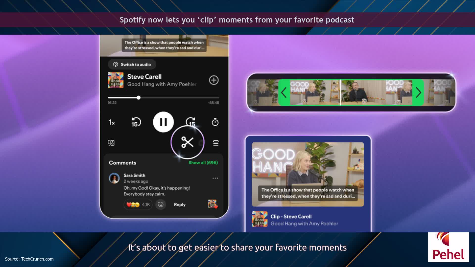 Spotify now lets you ‘clip’ moments from your favorite podcast