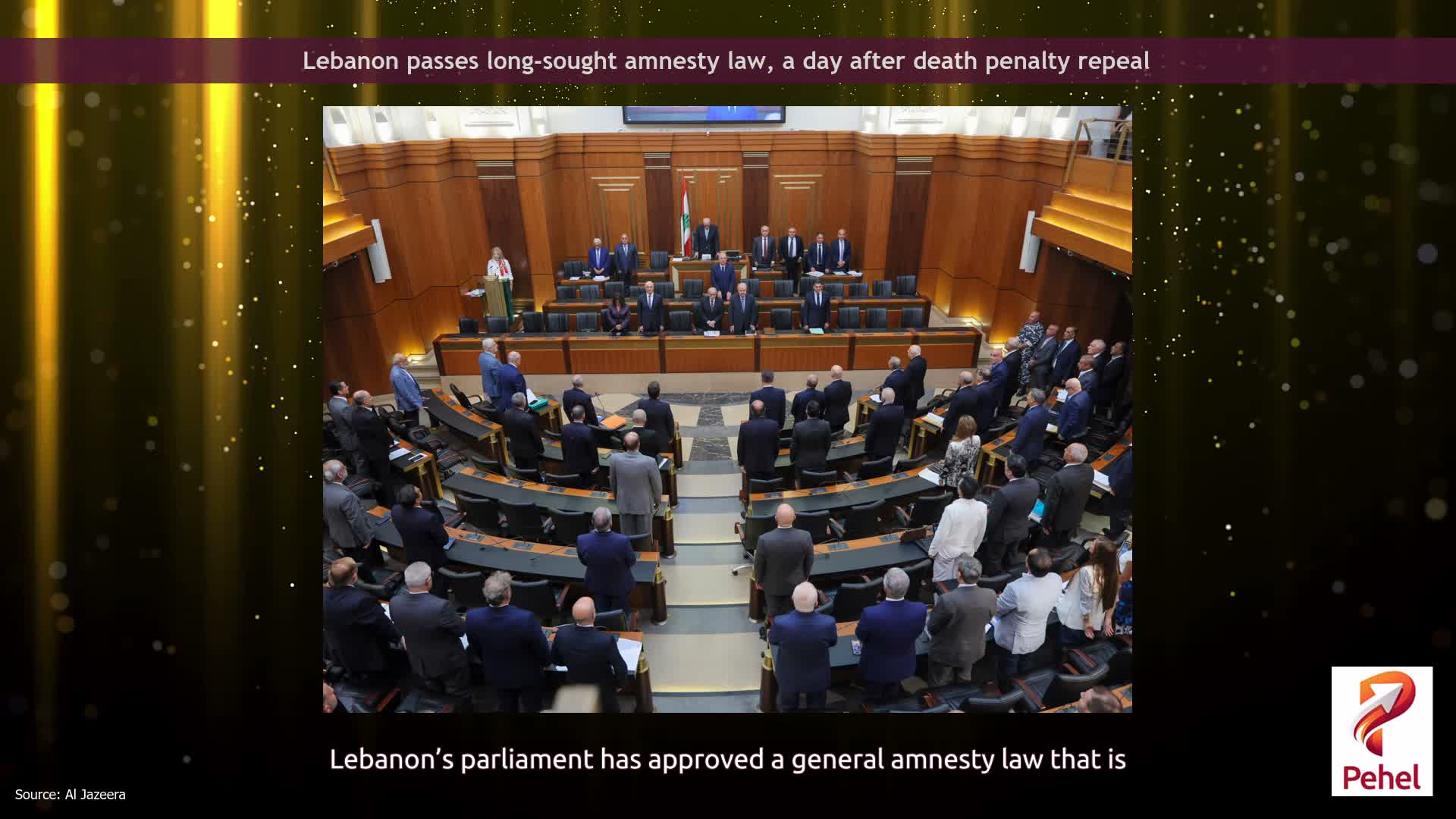Lebanon passes long-sought amnesty law, a day after death penalty repeal