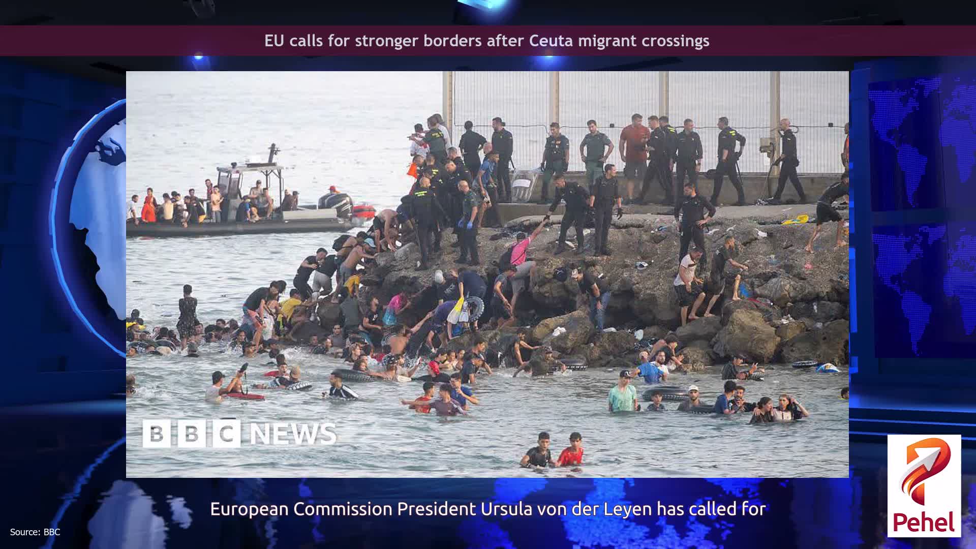 EU calls for stronger borders after Ceuta migrant crossings