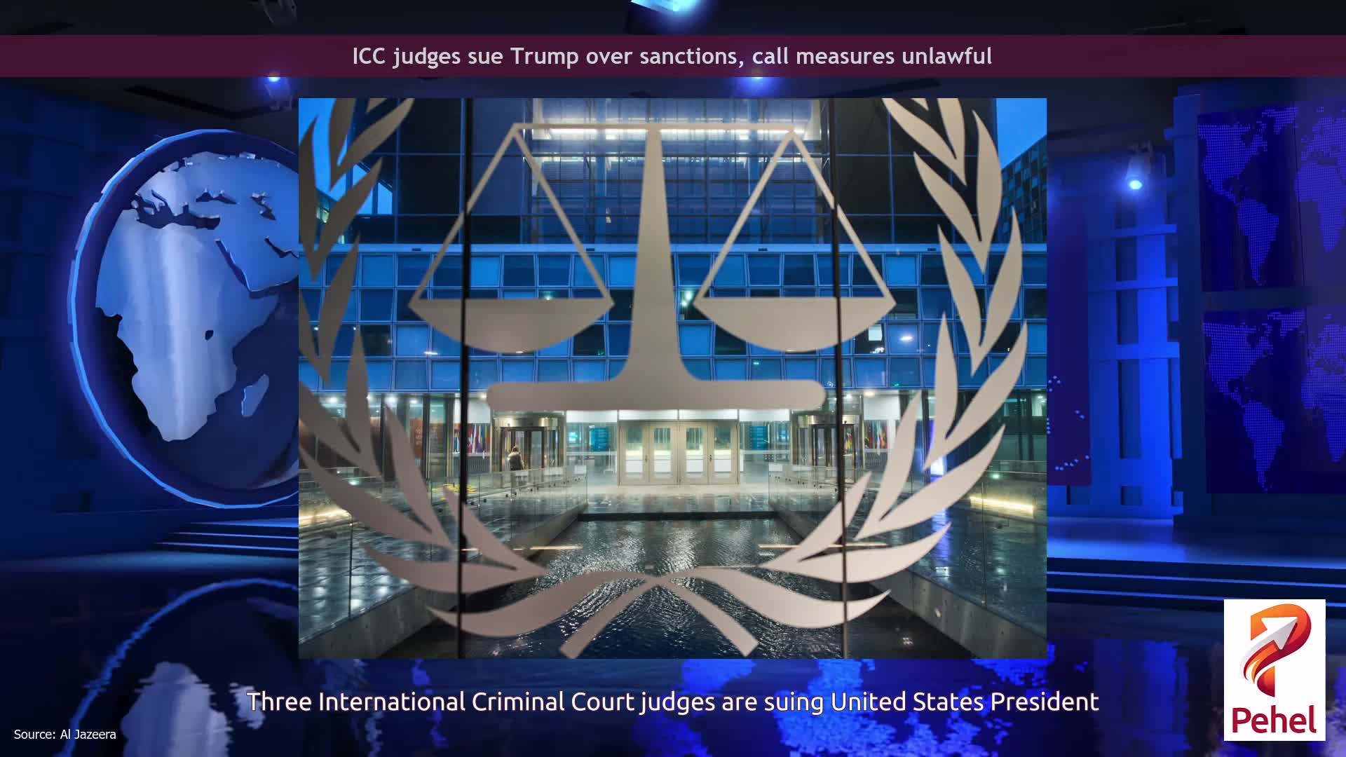 ICC judges sue Trump over sanctions, call measures unlawful