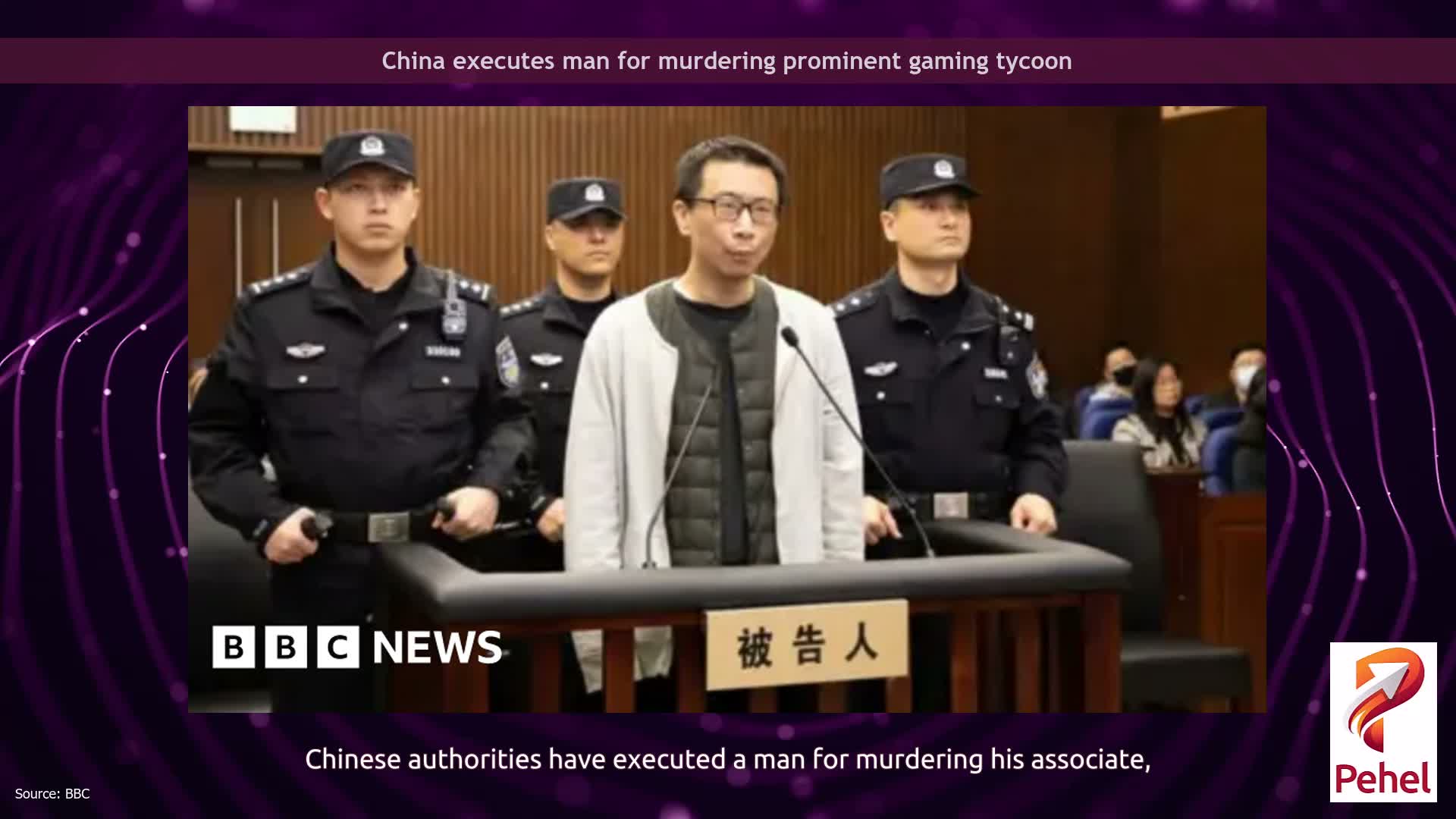 China executes man for murdering prominent gaming tycoon