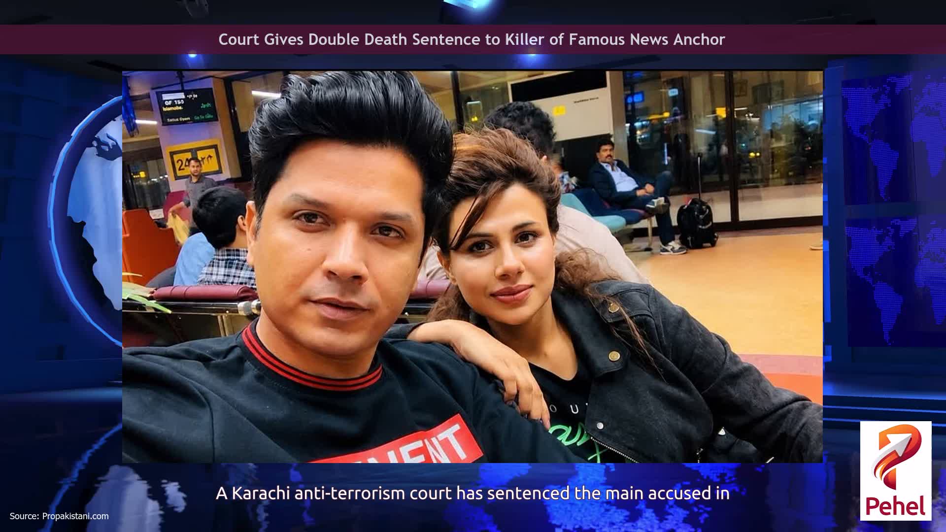 Court Gives Double Death Sentence to Killer of Famous News Anchor