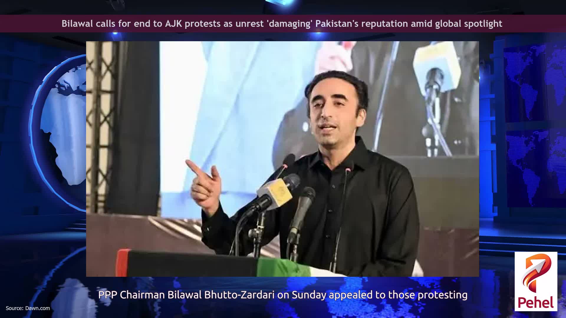 Bilawal calls for end to AJK protests as unrest 'damaging' Pakistan's reputation amid global spotlight