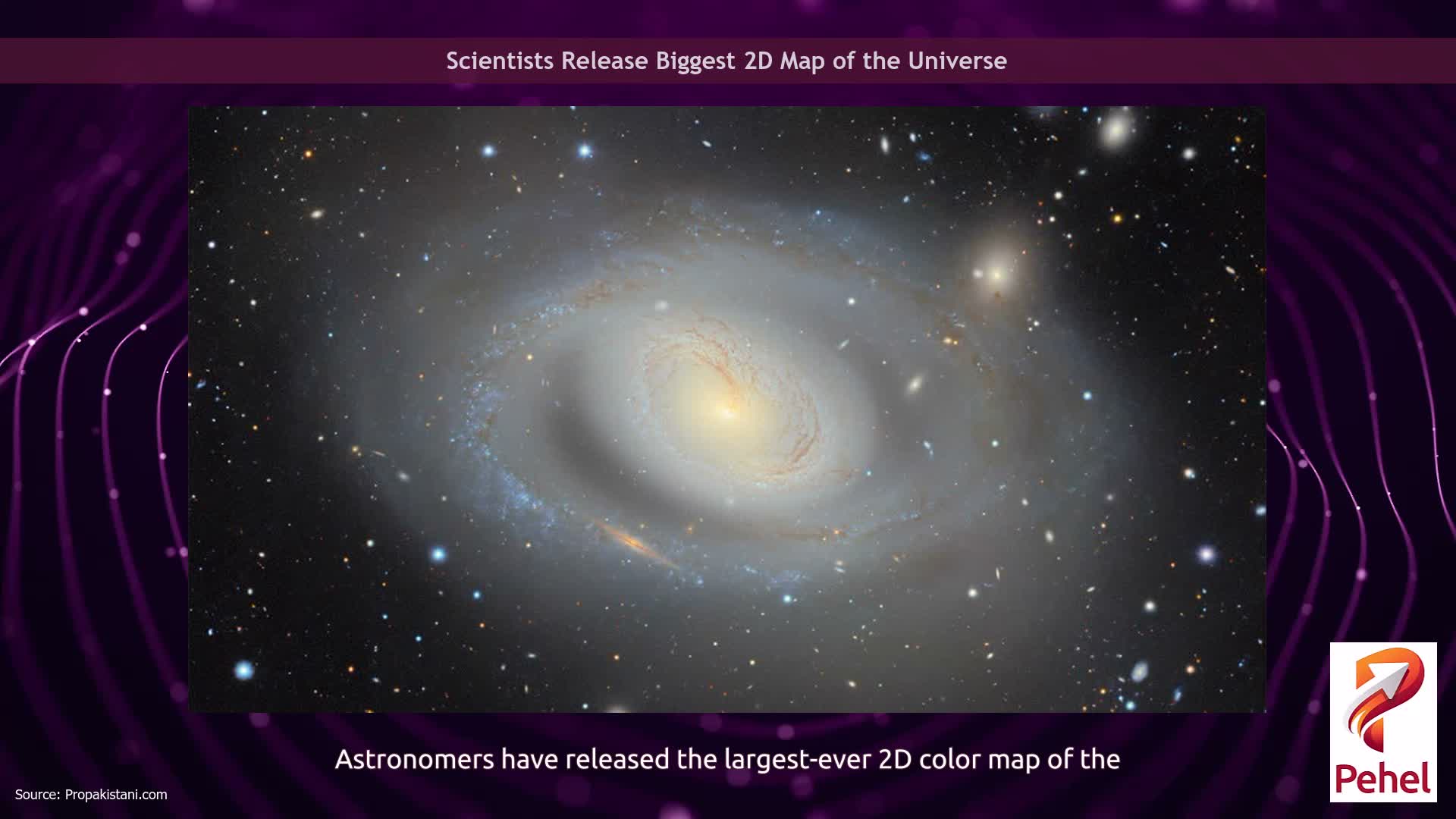 Scientists Release Biggest 2D Map of the Universe