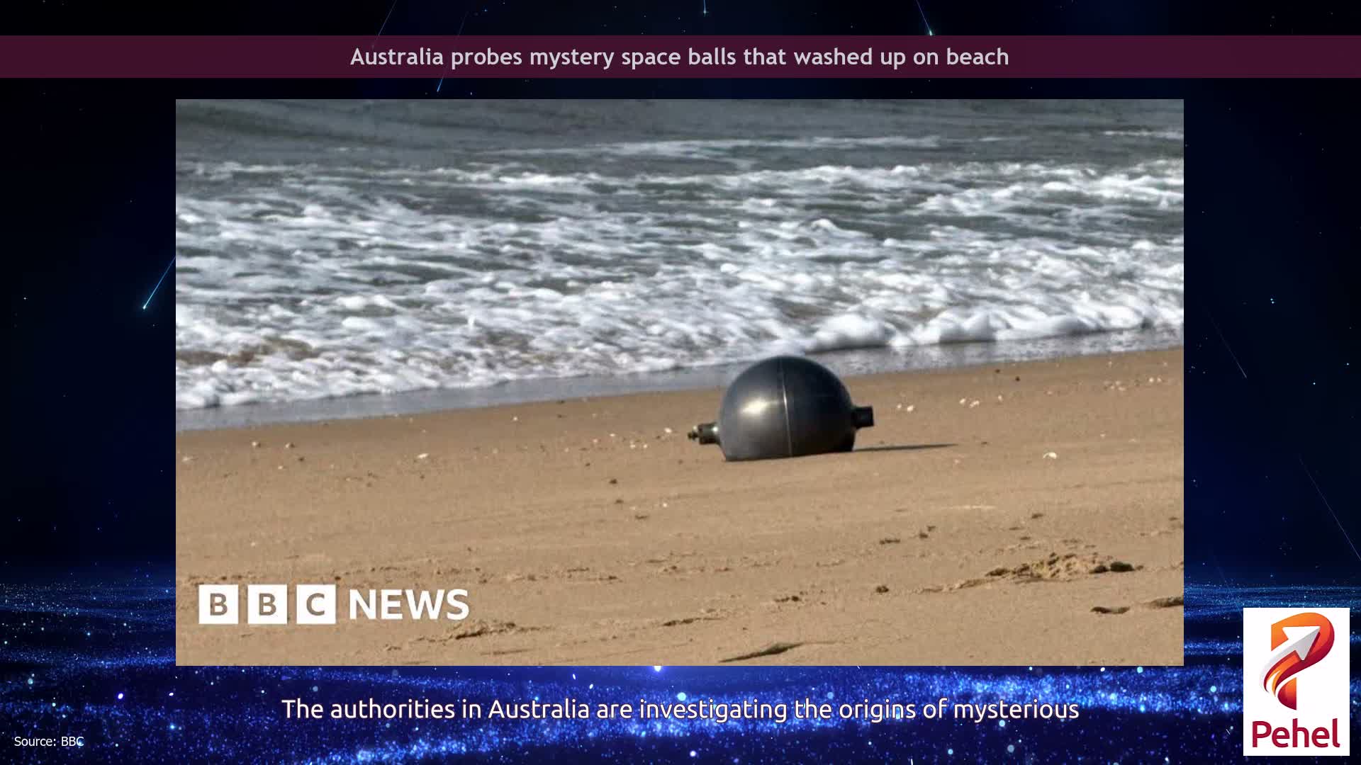 Australia probes mystery space balls that washed up on beach