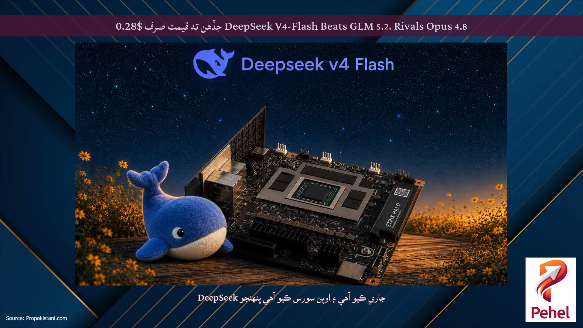 DeepSeek V4-Flash Beats GLM 5.2، Rivals Opus 4.8 جڏهن ته قيمت صرف $0.28