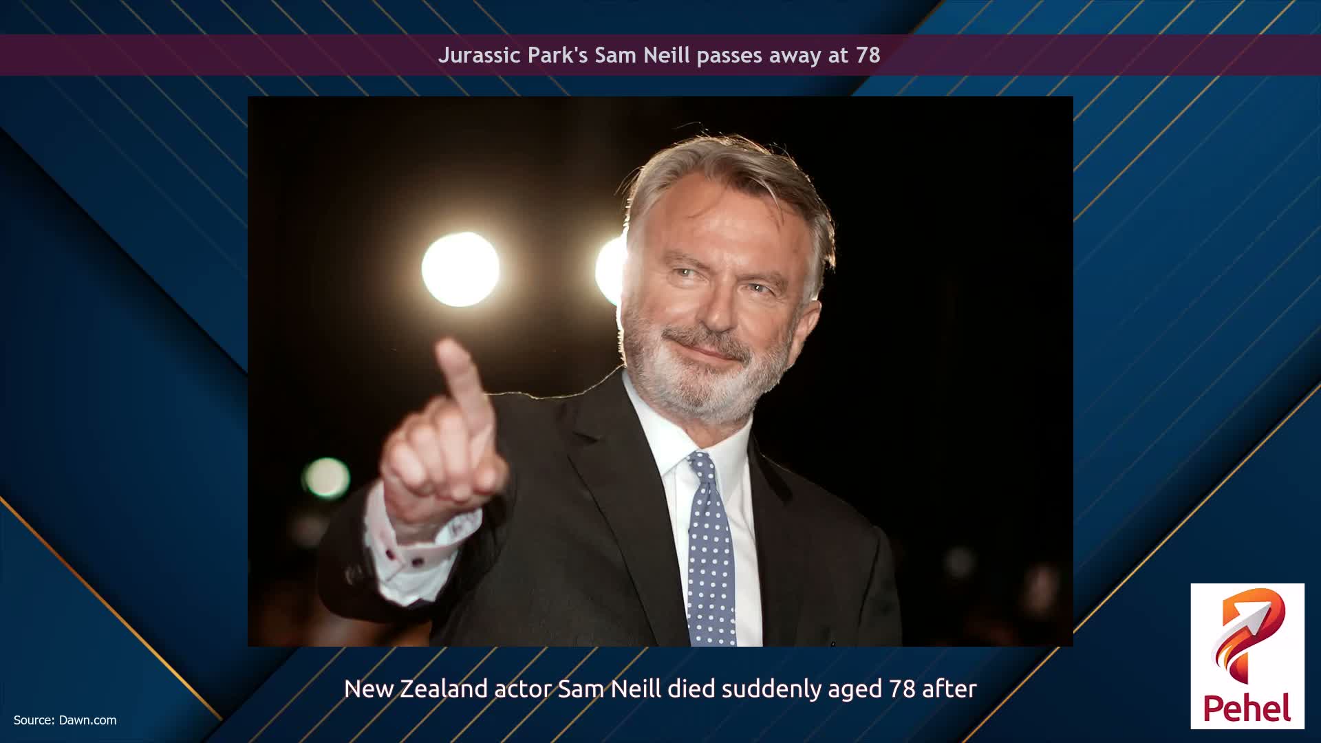 Jurassic Park's Sam Neill passes away at 78